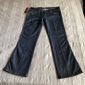 NWT—7 For All Mankind ‘A’ Pocket jeans with glitter back size 29